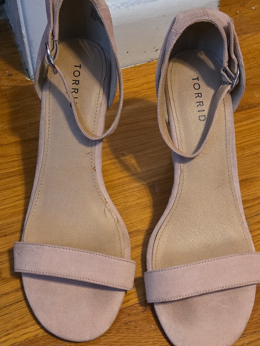 torrid Blush Pink Ankle-Strap Open-Toe Sandals